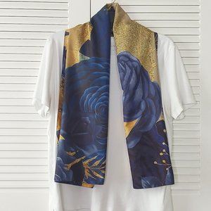 "Indigo Dream" Oversized Scarf